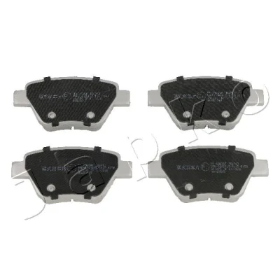 Abbildung von JAPKO 510902 Bremsbelagsatz Hinterachse VOLKSWAGEN: GOLF 6, Touran I, Caddy 3 Kombi, AUDI: A3 Schrägheck, Sportback, A1 Schrägheck