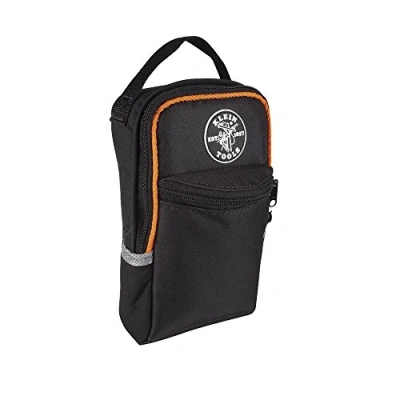 Abbildung von Klein Tools 69407 Elektriker, Handwerker, Techniker Werkzeugtasche unbestueckt (B x H T) 152 Schwarz/Orange Medium