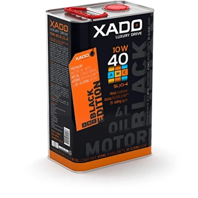 Abbildung von XADO Motoröl 10W 40 SL/CI 4 synthetisch mit Revitalizant für Motorschutz der Extraklasse LX Black Edition Liter