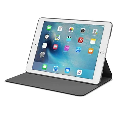 Abbildung von Logitech Scharnier Schutzhülle für iPad Air 2 (A1566 / A1567), schlankes Design, Schwarz