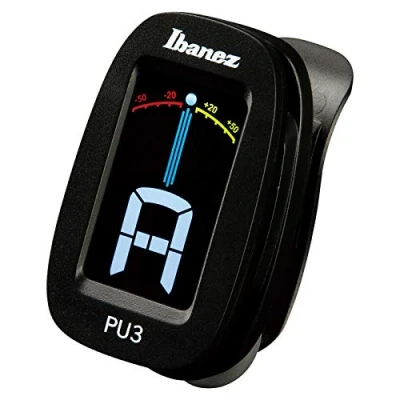 Abbildung von Ibanez Stimmgerät, PU3 BK Chromatic Clip Tuner Stimmgerät für Gitarren