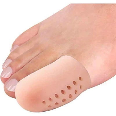 Abbildung von PYRJIN Zehenschutz Großer Zeh, 10 Stück Silikon Zehenschutz, Atmungsaktive, Zehenärmel, für Blasen, Hühneraugen, Hammerzehen, Schmerzlinderung durch Reibung und mehr. (Beige)