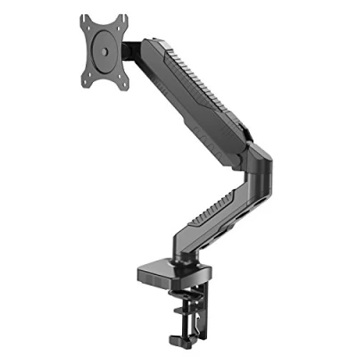 Abbildung von HFTEK Monitor Halter Tischhalterung für Bildschirme 15 bis 34 Zoll (6,5 kg) mit VESA 75/100 (HF12GMCB)