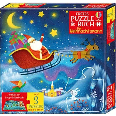 Abbildung von Erstes Puzzle &amp; Buch: Der Weihnachtsmann: 3 Puzzles mit je 9 Teilen (Erstes und Buch Reihe)