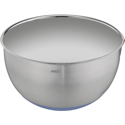 Abbildung von Emsa Rührschüssel &quot;Emsa K32722 Prep&amp;Bake Edelstahl 22 cm&quot;, 1 tlg., aus Edelstahl, rutschfester Boden, Ausgießlippe für präzises Ausgießen