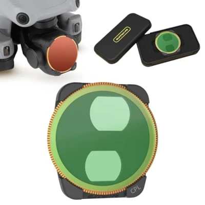 Abbildung von MotuTech Filter für DJI Air 3, Objektivfilter, Neutraldichte, UV Filter, Polarisationsfilter, HD (CPL)