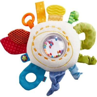 Abbildung von Haba Lernspielzeug Babywelt Multifunktionsspielzeug Spielkissen Regenbogenspaß 1301670001