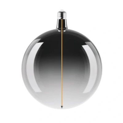 Abbildung von OSRAM Vintage 1906 Big Globe ist eine dimmbare, dekorative Lampe mit LED Glüwendel Magnet Technologie. Sie bietet 4.8 W,1800K, E27 Fassung, Smoke Glas, 200 mm Durchmesser, Farbwiedergabe CRI 80.