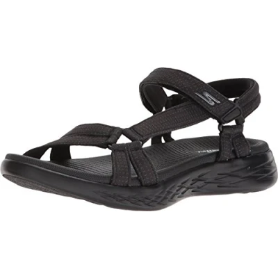 Abbildung von Skechers Damen On The go 600 Brilliancy Sportsandale, Schwarz,39 EU
