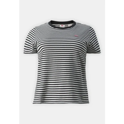 Abbildung von Levi&#039;s Plus Perfect CREW Tshirt print, Damen, Größe: 50/52, Raita caviar