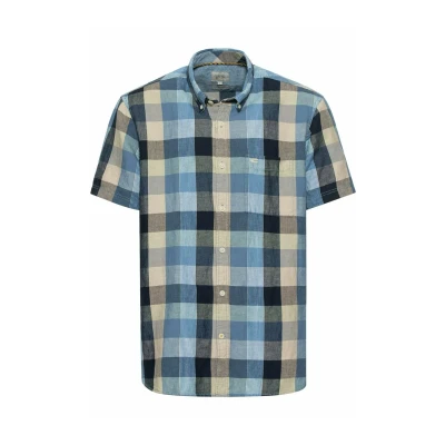 Abbildung von camel active KARO Hemd, Herren, Größe: Large, Strong blue