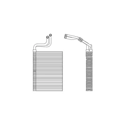 Abbildung von DELPHI TSP0525197 Verdampfer ohne Expansionsventil BMW: 3 Touring, Limousine