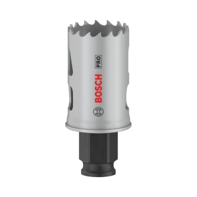 Abbildung von Bosch 1x PRO Multi Material Power Change Plus Lochsäge (für Weichholz, Trockenbauwand, Ø 30 mm, Professional Zubehör Bohrmaschine/Schrauber)