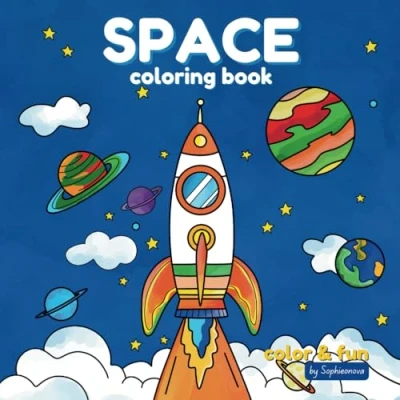 Abbildung von Space Coloring Book for Kids and Adults: Journey through Outer (COLOR &amp; FUN)