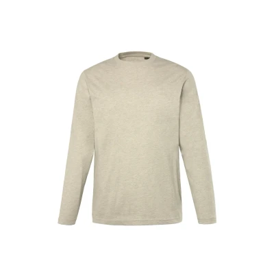 Abbildung von JP1880 Langarm MIT Logorundhals Regular FIT Sweatshirt, Herren, Größe: 5XL, Nature melange