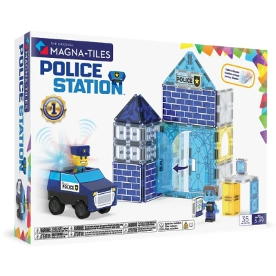 Abbildung von Magna Tiles Polizeistation (35Stück)