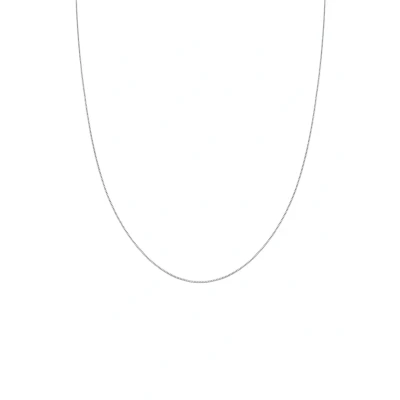 Abbildung von Kuzzoi Exklusive 925 Silber Herren Halskette für Anhänger, Silberkette (1 mm), Kette ohne Anhänger Mann und Frau, Veneziakette Basic Box Chain, Länge 55 + 5 cm