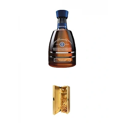 Abbildung von Arehucas Reserva Special 18 Jahre Kanarische Inseln Spanien 0,7 Liter + 1a Whisky Holzbox für 1 Flasche mit Hakenverschluss