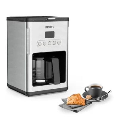 Abbildung von Krups Filterkaffeemaschine &quot;KM442D&quot;, 1,25 l Kaffeekanne, Papierfilter, 1x4, mit Keep Warm Funktion