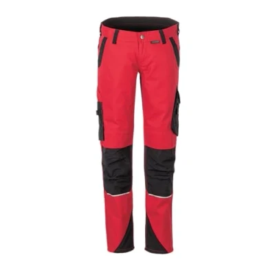 Abbildung von Planam Norit Damen Bundhose rot schwarz Modell 6417 Größe 44