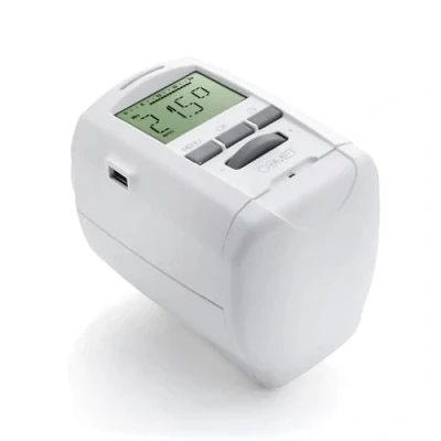Abbildung von Eurotronic 700012 Sparmatic Comet, Energiesparregler (Programmierung mit Progmatic Programmierstick möglich, Heizkosten sparen, elektronisches Heizkörperthermostat, Kalk und Frostschutz), Weiß