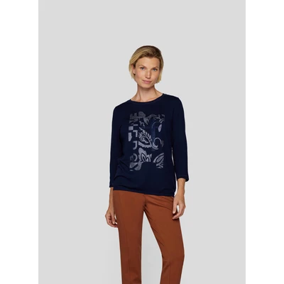 Abbildung von Rabe 3/4 Arm Shirt mit schimmerndem Frontprint