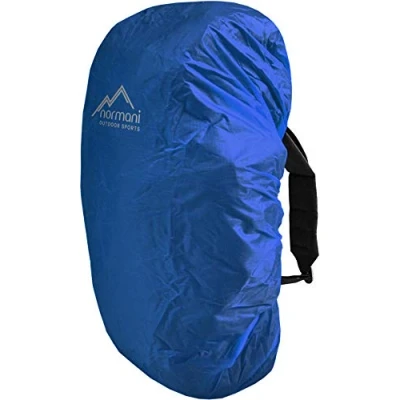 Abbildung von normani wasserdichter Regenueberzug Raincover Regenhülle für Backpacks Rucksack Farbe Royalblau Größe 40 50 Liter