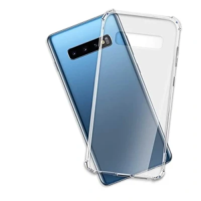 Abbildung von mtb more energy® Case Soft Armor kompatibel mit Samsung Galaxy S10+, S10 Plus (SM G975, 6.4&#039;&#039;) verstärkte Ecken Kameraschutz 1,5mm TPU Schutz Hülle Cover Handyhülle
