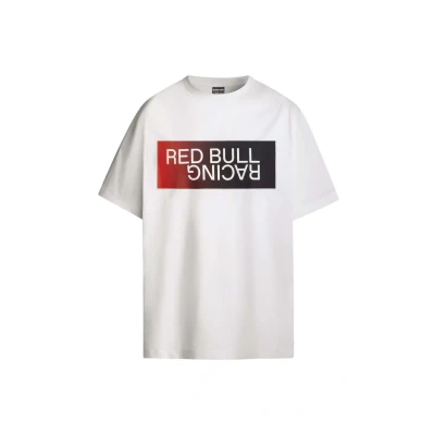 Abbildung von Red Bull Racing x Pepe Jeans Ombre LOGO Tshirt print, Herren, Größe: Large, White