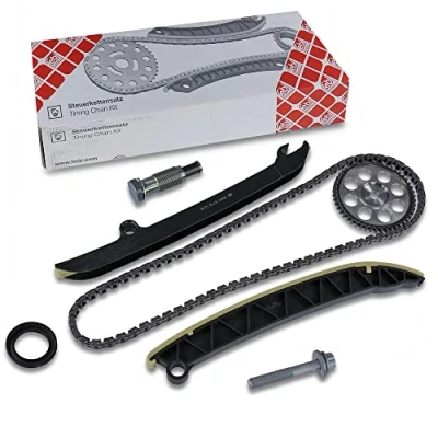 Abbildung von FEBI BILSTEIN 104259 Steuerkettensatz Zahnkette, Kette geschlossen VOLKSWAGEN: Polo V Schrägheck, GOLF 6, Touran I, SKODA: Fabia 2 Combi, Yeti