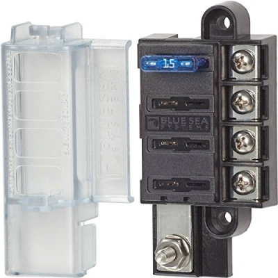 Abbildung von Blue Sea Systems Unisex Erwachsene 5045 Sicherungsblock St Blade Mini 4 Kreise, Nicht angegeben, One Size