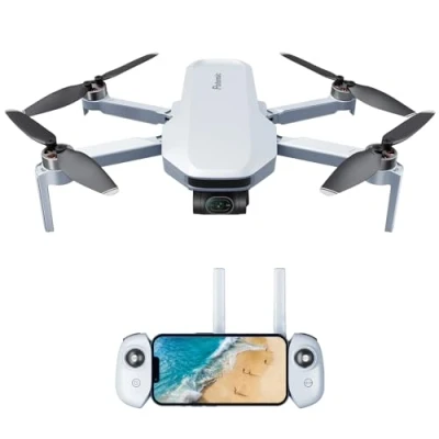Abbildung von Potensic ATOM 4K GPS Drohne mit 3 Achsen Gimbal, C0, 6KM FPV Übertragung, Visuelles Folgen/QuickShots/RTH, 32 Min. Flugzeit, unter 249g, Windstärke 5, 12MP Fotos Kameradrohne für Anfänger Erwachsene