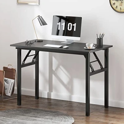 Abbildung von SogesHome Schreibtisch Klapptisch Computertisch 100 x 60 75 cm PC Büroarbeitsplatz für Home Office Verwendung Schreibtisch, Esstisch Konferenztisch,AC5CB SH