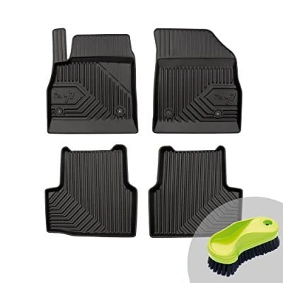 Abbildung von FROGUM No.77 Gummimatten Ganzjahresset von Auto Fußmatten Autofussmatten für Opel Astra K 2015 2021 Langlebiges TPE Material