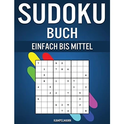 Abbildung von Sudoku Buch Einfach bis Mittel: 300 einfache und mittelschwere Sudokus mit Lösungen