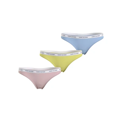 Abbildung von Tommy Hilfiger Underwear Slip 3 PACK THONG (EXT SIZES) (Packung, 3er) mit Logobund