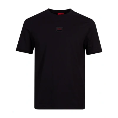Abbildung von HUGO Diragolino_gel Tshirt basic, Herren, Größe: Large, Black one