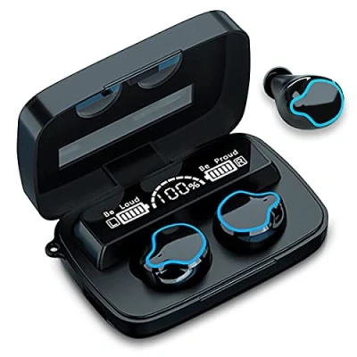 Abbildung von Bluetooth 5.1 Kopfhörer In Ear kompatibel mit Samsung Galaxy S24 S23 Serie Stereo LED Anzeige Wireless Headset Ladebox