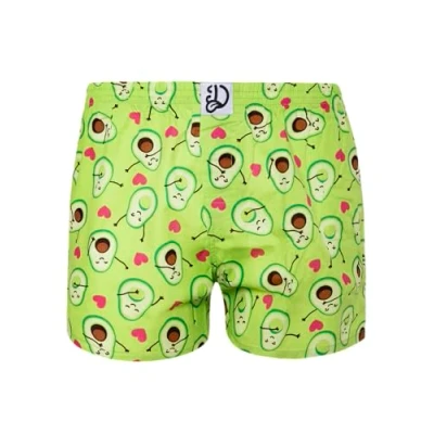 Abbildung von Dedoles Boxershorts Herren &amp; Jungen Unterwäsche Trunks Baumwolle lustige Designs Dinosaurier Hamster Spiele Maulwurf Geschenk, Farbe Grün, Motiv Avocado Boxershorts, Gr. S