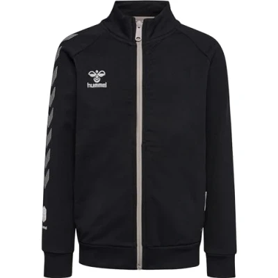 Abbildung von Hummel MOVE GRID ZIP Trainingsjacke für Kinder, Größe: 128, Black