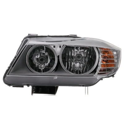 Abbildung von VALEO 044271 Scheinwerfer links H7, PY24W Halogen transparent mit Abblendlicht für Rechtsverkehr ORIGINAL TEIL Stellmotor LWR BMW: 3 Touring