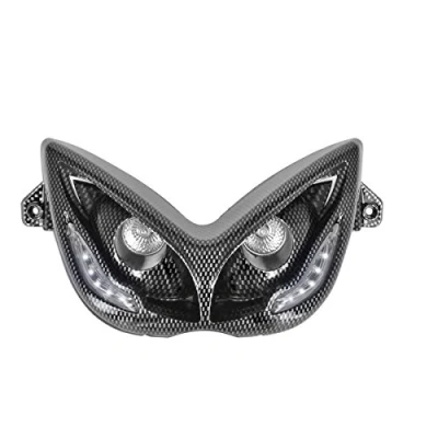 Abbildung von tnttu Doppel Optische 2 Lampen Halogen und LED Eyelight Adapter Nitro/Aerox, Universalthermostat Carbon/weiß