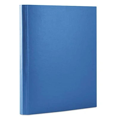 Abbildung von OFFICE PRODUCTS 21187411 01 Sammelbox mit Klettverschluss PP Kunststoff, A4, 4 cm, 3 Klappen, blau