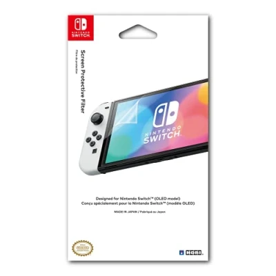 Abbildung von HORI Displayschutzfolie für Nintendo Switch OLED Modell Offiziell Lizenziert