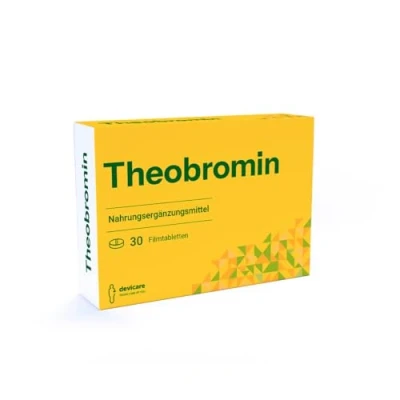 Abbildung von Theobromin Hilft Nierensteinen vorzubeugen und sie aufzulösen 30 Tabletten/500mg Devicare