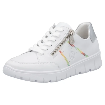 Abbildung von Rieker Sneaker low, Damen, Größe: 37, Bunt Schuhe