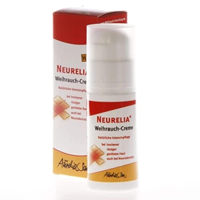 Abbildung von Weihrauch Creme Neurelia 50 ml zur täglichen Intensivpflege bei trockener, rissiger oder geröteter Haut auch therapiebegleitend Neurodermitis