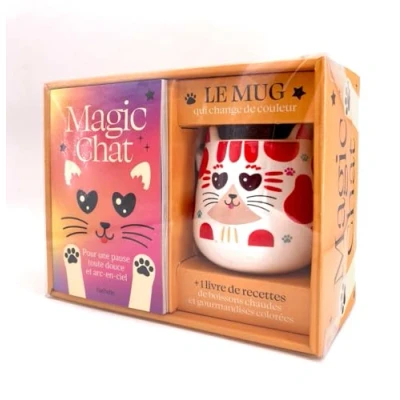 Abbildung von Coffret mug Magique Chat: avec 1 qui change de couleur + livre recettes