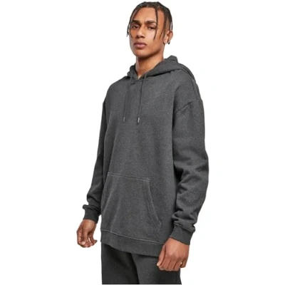 Abbildung von Build Your Brand Herren BB006 Basic Oversize Hoody Kapuzenpullover, Charcoal, 5XL