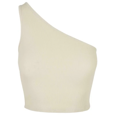Abbildung von Urban Classics Cropped Asymmetric Top, Damen, Größe: 3XL, Softseagrass